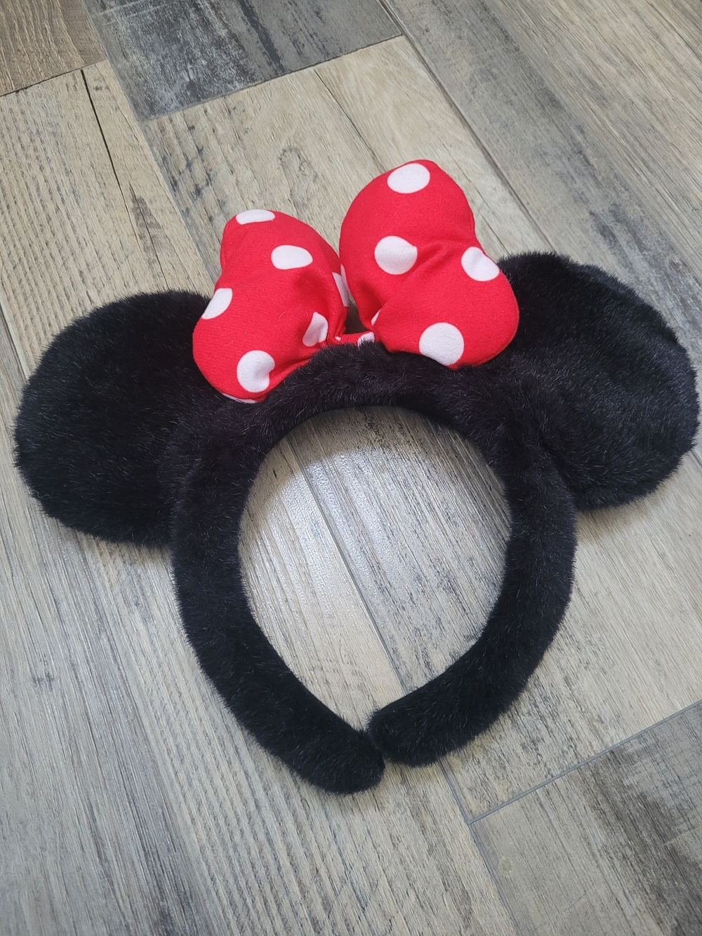 Vintage Disney Minnie Mouse Ears Costume Headband Bow